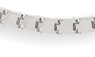 Shop Argento Vivo Box Chain Adjustable Slider Bracelet In Silver