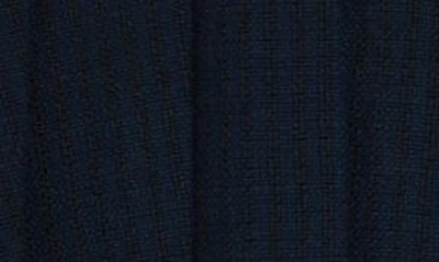 Shop Thom Browne Split Hem Pleated Miniskirt In Navy