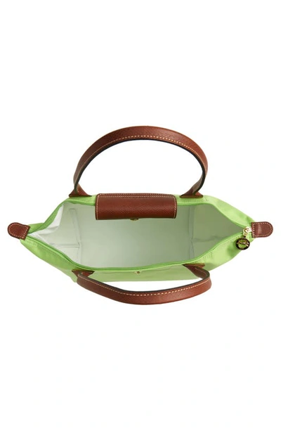 Longchamp Medium Le Pliage Nylon Shoulder Tote In Green