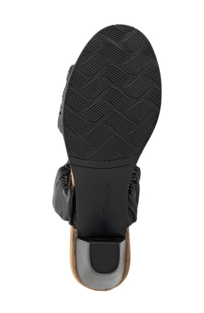 Shop Trotters Mae Woven Slide Sandal In Black