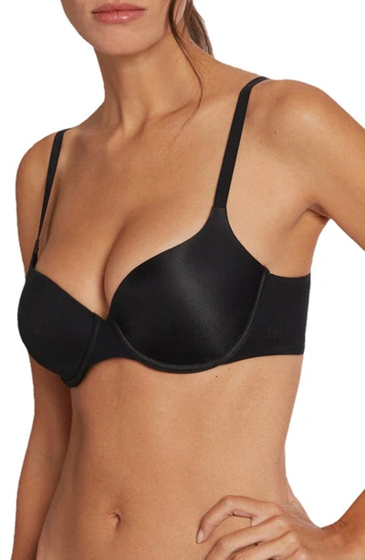 Shop Wolford Pure 3w Underwire Molded Bra In Black