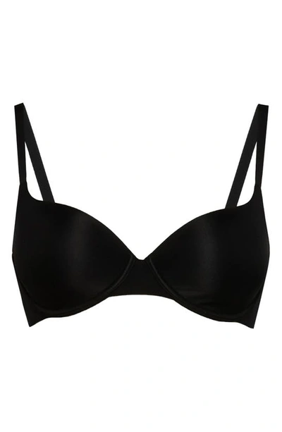 Shop Wolford Pure 3w Underwire Molded Bra In Black
