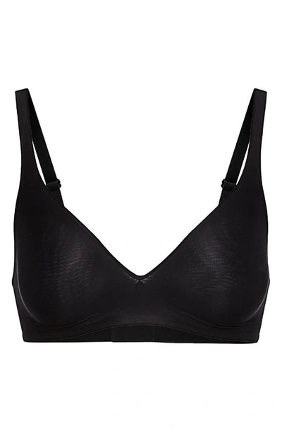 Shop Wolford Skin 3w Wireless Bra In Black