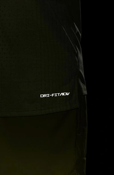 Shop Nike Dri-fit Advanced Techknit Ultra Running T-shirt In Bright Cactus/lemon Twist
