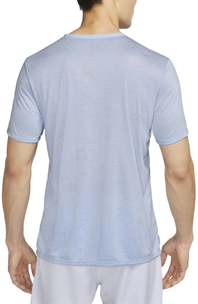 Shop Nike Dri-fit 365 Running T-shirt In Cobalt Bliss/heather