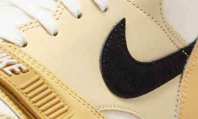 Shop Nike Air Trainer 1 Sneaker In Coconut Milk/ Black/ Team Gold