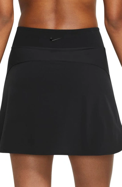 Shop Nike Dri-fit Bliss Training Skort In Black/ Clear