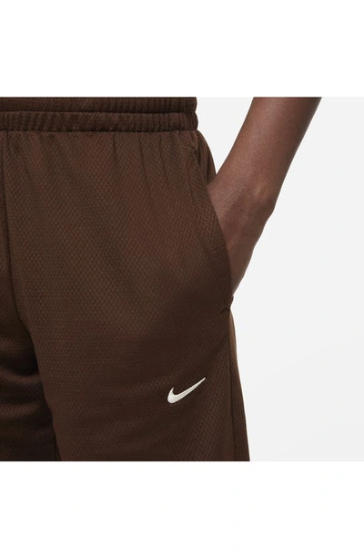 Shop Nike Kids' Dri-fit Dna B-ball Shorts In Cacao Wow/ Coconut Milk