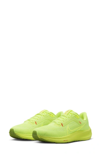 Shop Nike Air Zoom Pegasus 40 Running Shoe In Volt/ Barely Volt/ Crimson