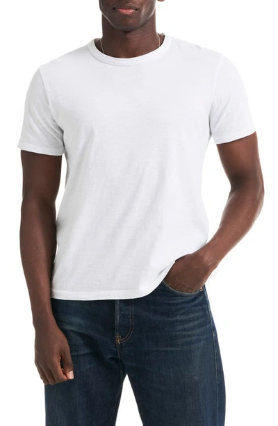 Shop Buck Mason Cotton Slub T-shirt In White
