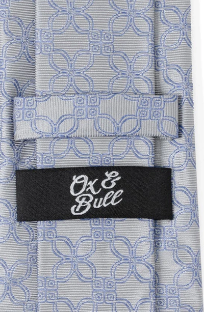 Shop Cufflinks, Inc Grey Art Deco Silk Tie In Gray