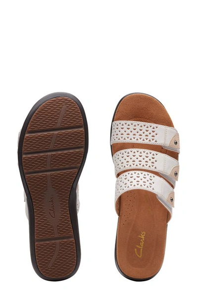 Clarks Kitly Walk Sandal In White