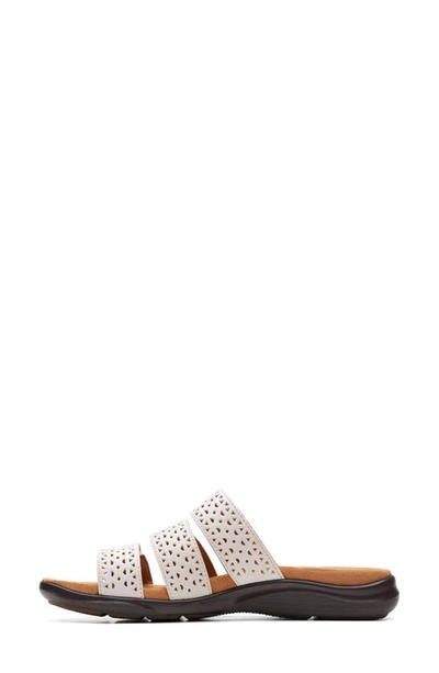 Clarks Kitly Walk Sandal In White