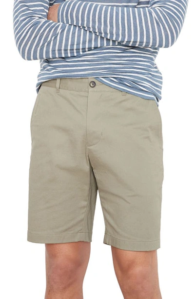 Shop Vince Griffith Stretch Cotton Twill Chino Shorts In Arrowroot