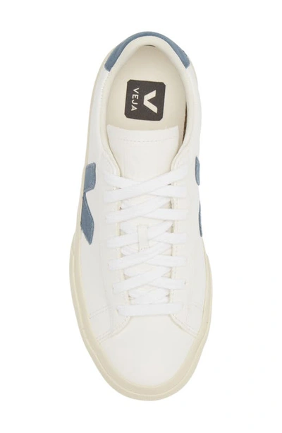 Shop Veja Campo Leather Sneaker In Extra-white California