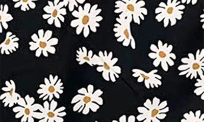 Joe-ella Kids' Daisy Print Dress In Black