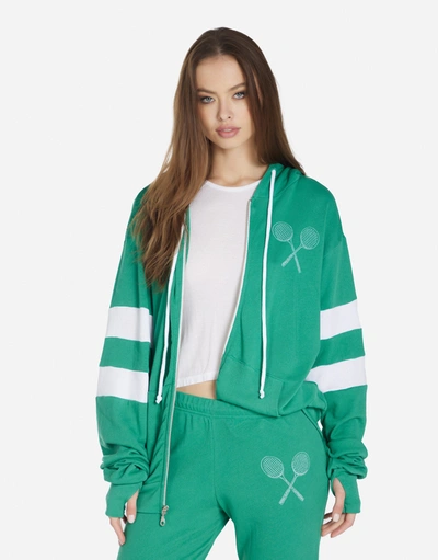 Lauren Moshi Jonna Moshi Tennis Club In Teal Green/ White