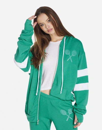 Lauren Moshi Jonna Moshi Tennis Club In Teal Green/ White