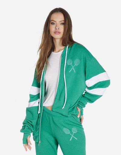 Lauren Moshi Jonna Moshi Tennis Club In Teal Green/ White