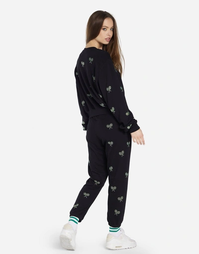 Lauren Moshi Spalding Moshi Tennis Club In Black