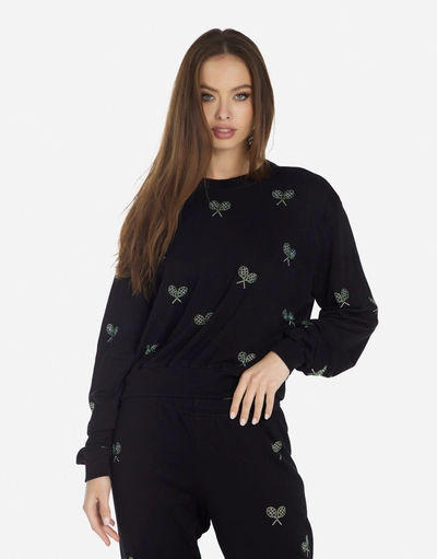 Lauren Moshi Spalding Moshi Tennis Club In Black