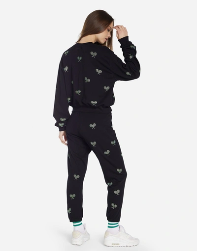 Lauren Moshi Spalding Moshi Tennis Club In Black