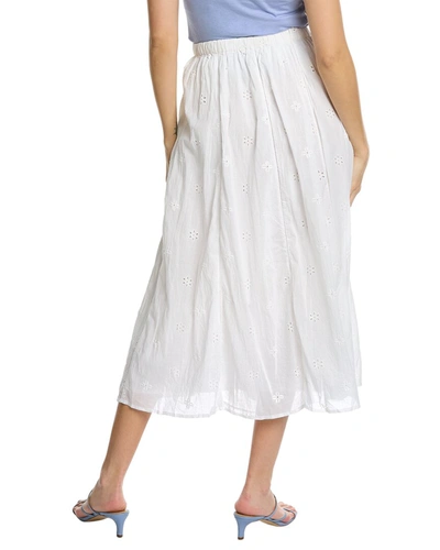 Velvet By Graham & Spencer Wynne Skirt In White