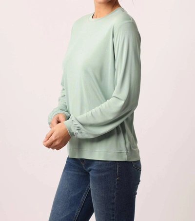 Shop Another Love Matilda Top In Dried Sage In Green