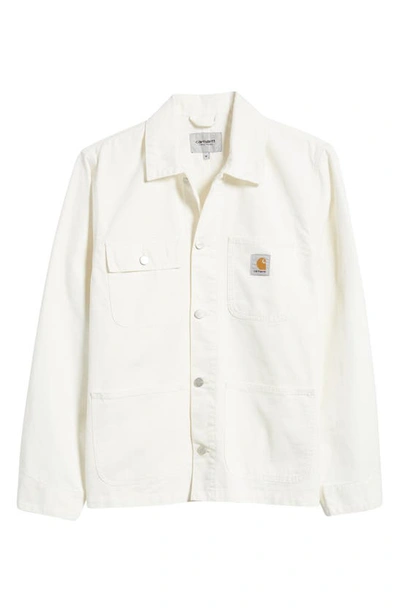 Shop Carhartt Michigan Chore Coat In Off-white