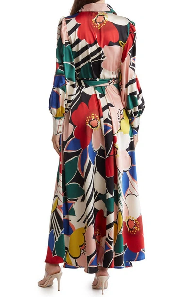 Shop Love By Design Rebel Twill Maxi Dress In In Bloom