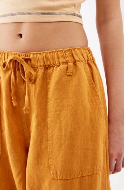 BDG URBAN OUTFITTERS LUCA COTTON & LINEN CARGO PANTS 