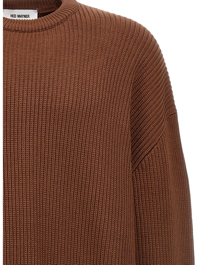 Shop Hed Mayner Twisted Sweater, Cardigans Brown