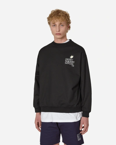 Shop Paccbet Sunlight Supplier Crewneck Sweatshirt In Black