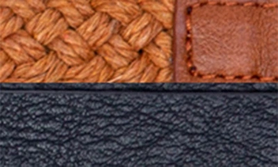 Shop Linea Pelle Braided 2-for-1 Belt Set In Black/ Tan
