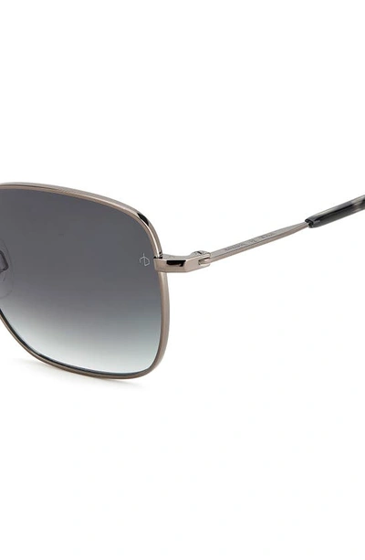 Shop Rag & Bone 52mm Gradient Square Sunglasses In Dark Ruth/ Grey Shaded