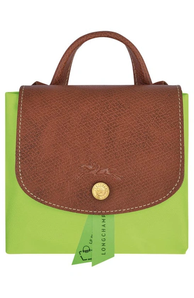 Shop Longchamp Le Pliage Nylon Canvas Backpack In Green