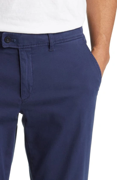 Brax Evans Regular Fit Flat Front Chino Pants In Sea | ModeSens