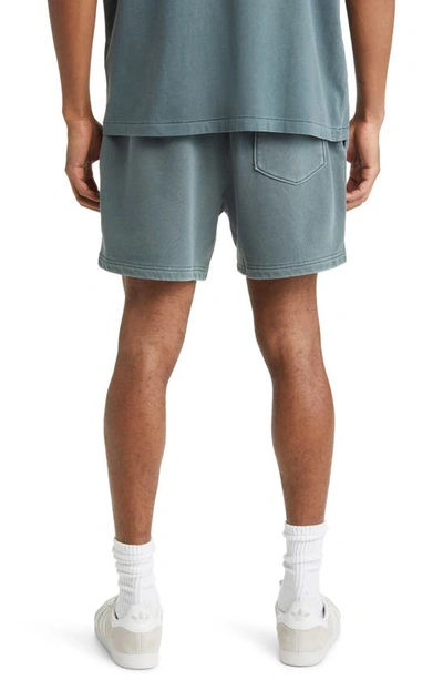 Shop Elwood Core French Terry Sweat Shorts In Vintage Slate