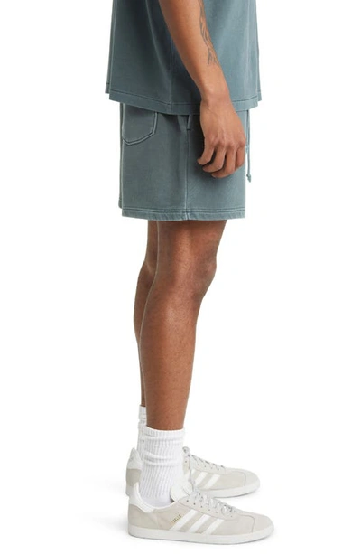 Shop Elwood Core French Terry Sweat Shorts In Vintage Slate