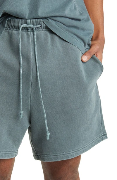 Shop Elwood Core French Terry Sweat Shorts In Vintage Slate