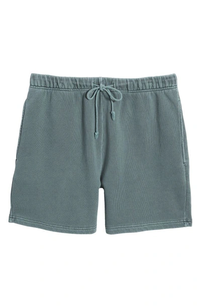 Shop Elwood Core French Terry Sweat Shorts In Vintage Slate
