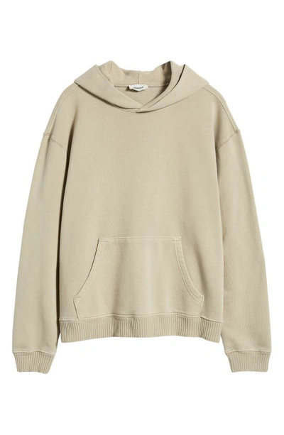 Shop Elwood Core Oversize French Terry Hoodie In Vintage Gravel