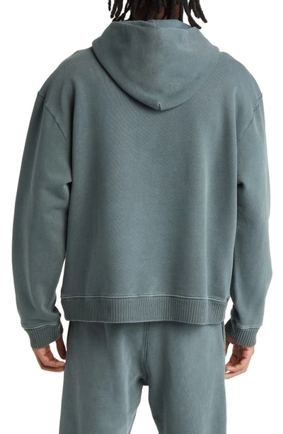 Shop Elwood Core Oversize French Terry Hoodie In Vintage Slate