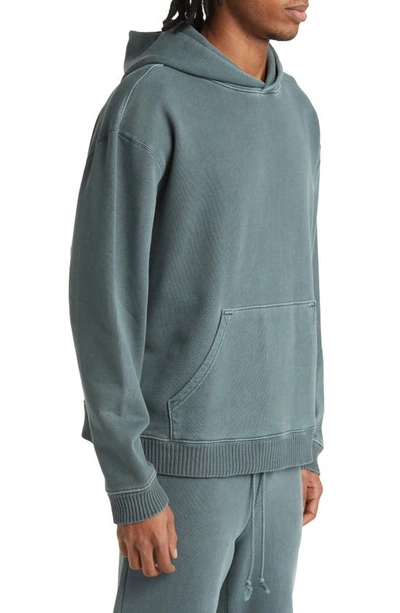 Shop Elwood Core Oversize French Terry Hoodie In Vintage Slate