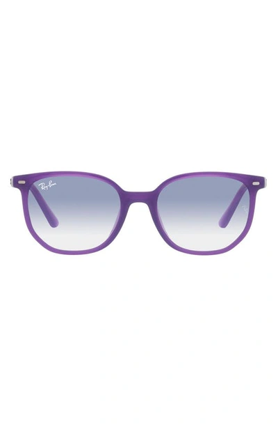 Shop Ray Ban Ray-ban Kids' Elliot Junior 46mm Square Sunglasses In Opal Violet