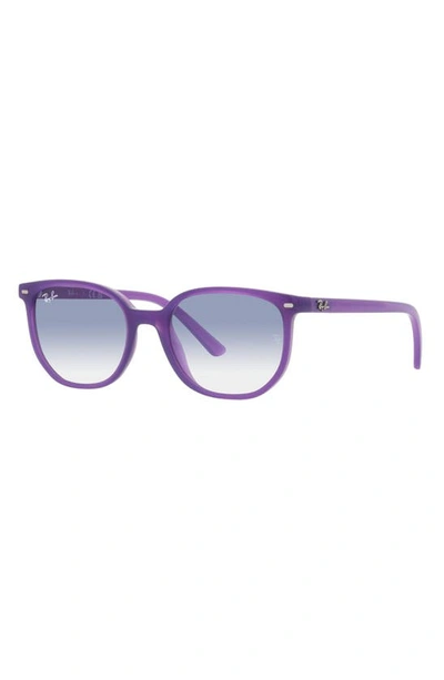 Shop Ray Ban Ray-ban Kids' Elliot Junior 46mm Square Sunglasses In Opal Violet