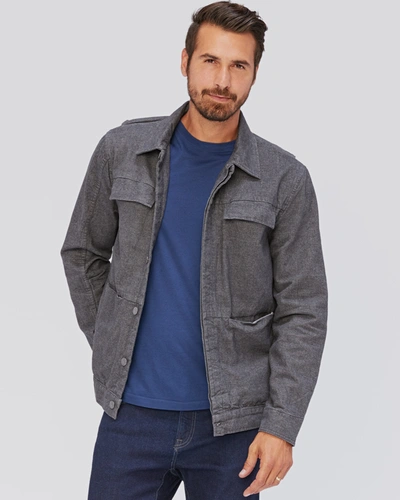 Shop Agave Denim Lanfair Jacket In Grey