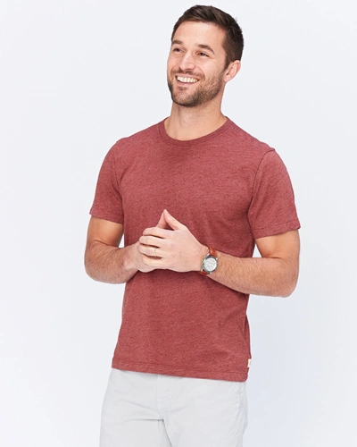 Shop Agave Denim Sideshore Short Sleeve Crew In Red