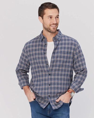 Shop Agave Denim Hartley Plaid Button Up In Grey