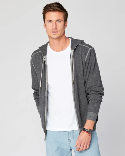 Shop Agave Denim White Water Recycled Hoodie In Grey